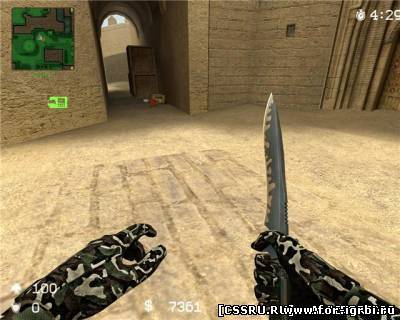 Новые камуфляжные перчатки