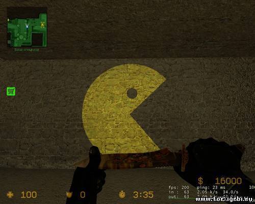 Pacman - фонарик